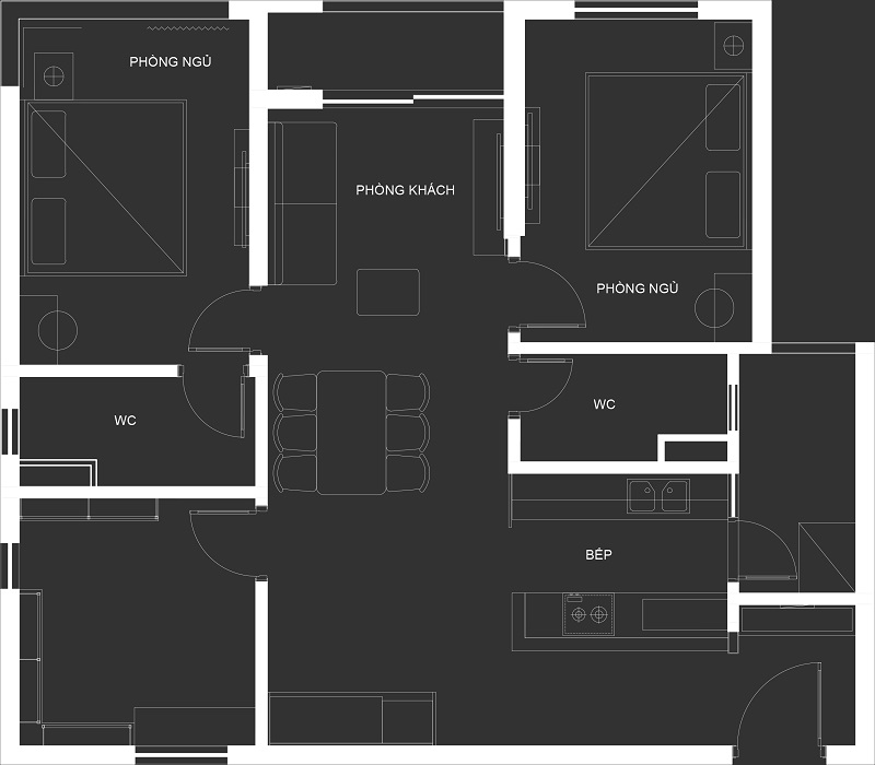Mặt bằng tổng thể dự án chung cư