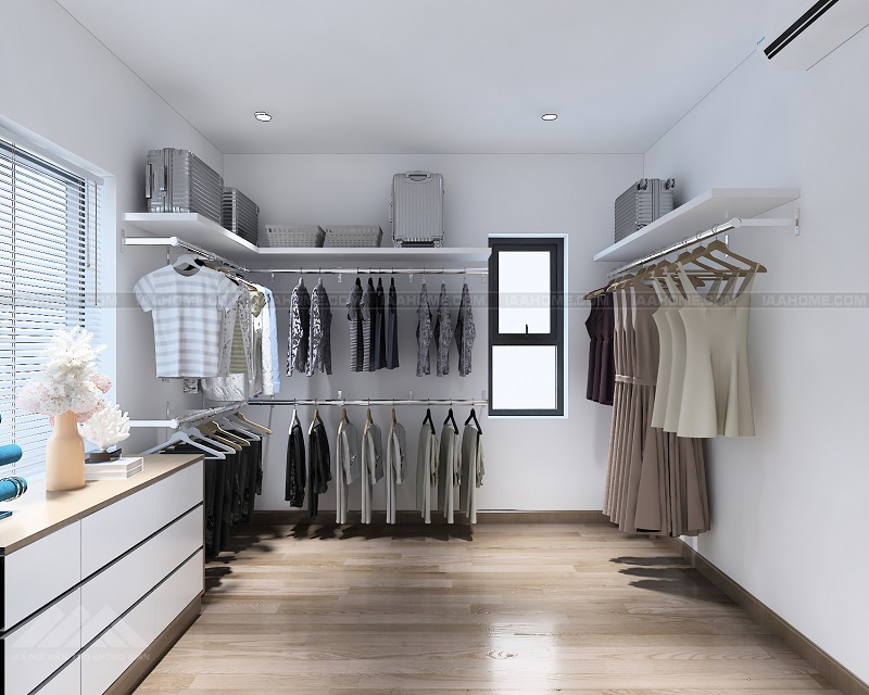 Tone màu sáng chính là điểm nhấn của không gian khiến diện tích như được mở rộng ra, vô cùng sang trọng và đẳng cấp. 